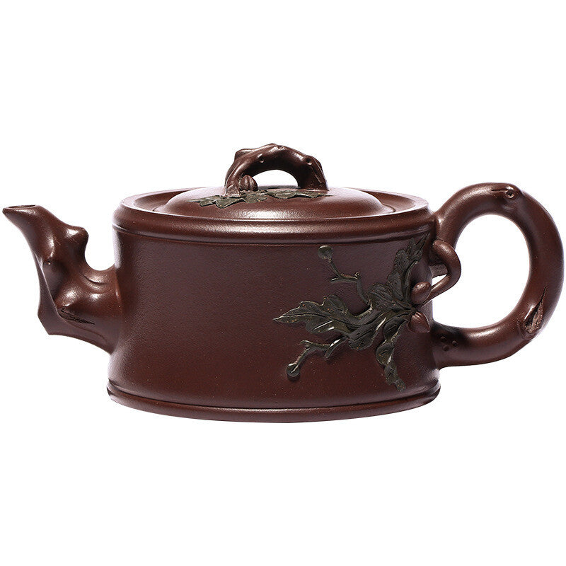 Original Ore Real Yixing Zisha Purple Grit Tea Pot Marked Handmade Master Pot