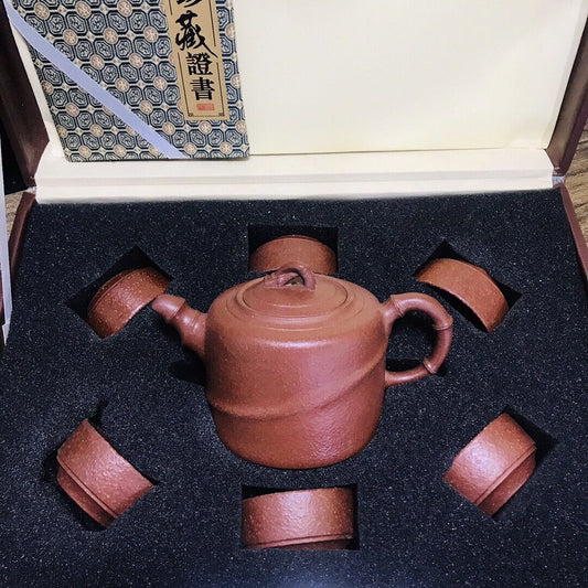 Chinese Yixing Zisha Clay Handmade Exquisite Teapot(斜竹 底款:朱可心)