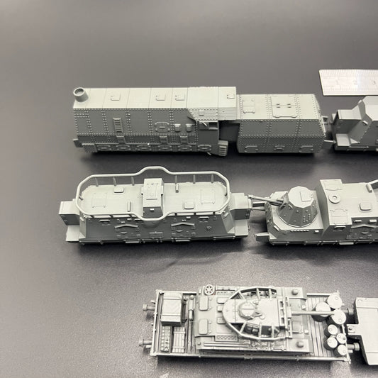 1/144 Bp42-44 World War Ii Armored Train Model Armored Tank Train Tank Model
