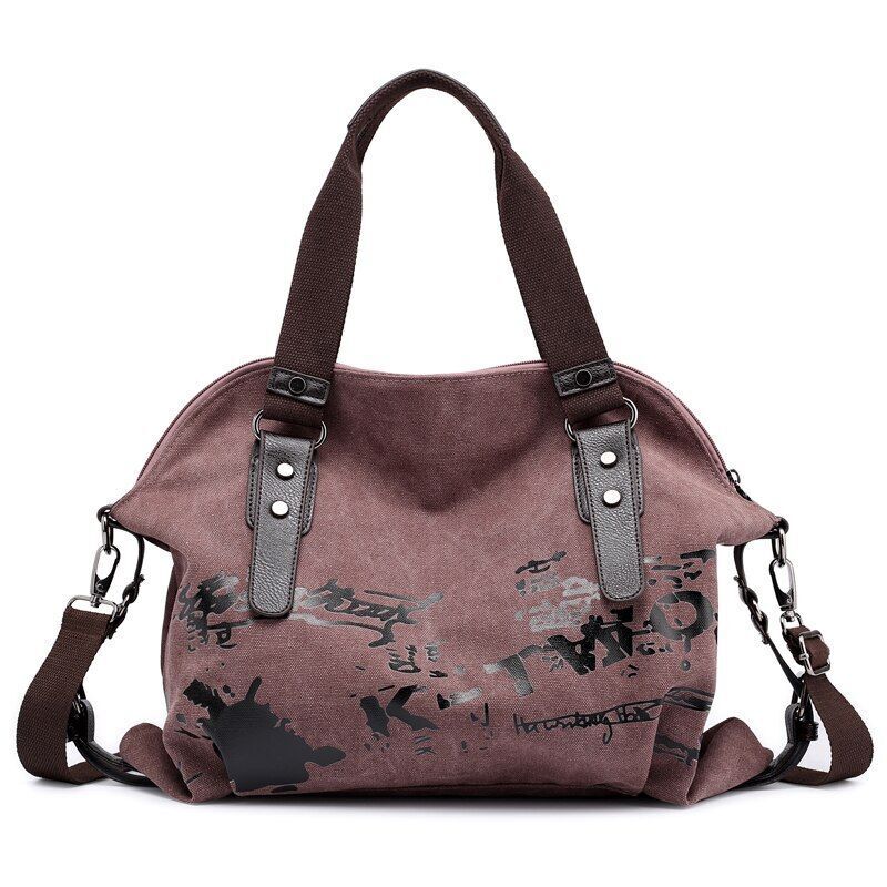 Handbag Crossbody Bag Large Canvas Tote Bag Messenger Shoulder Purse 49*12*35CM