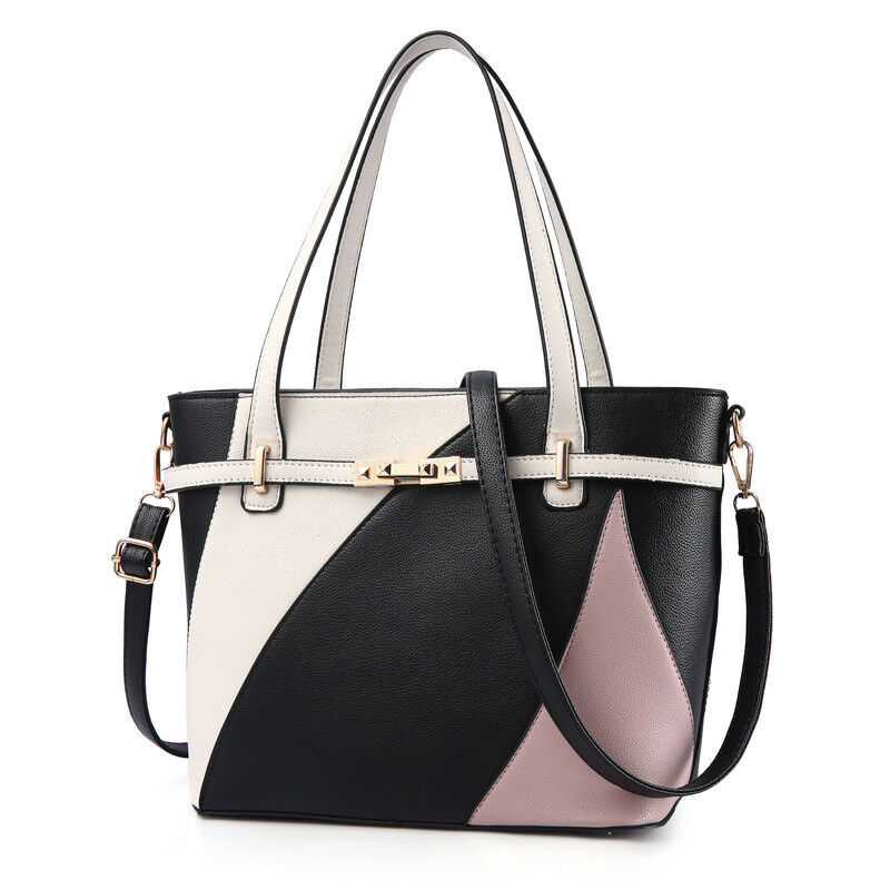 Women PU Leather Crossbody Shoulder Handbags Messenger Tote Bag Satchel Purse