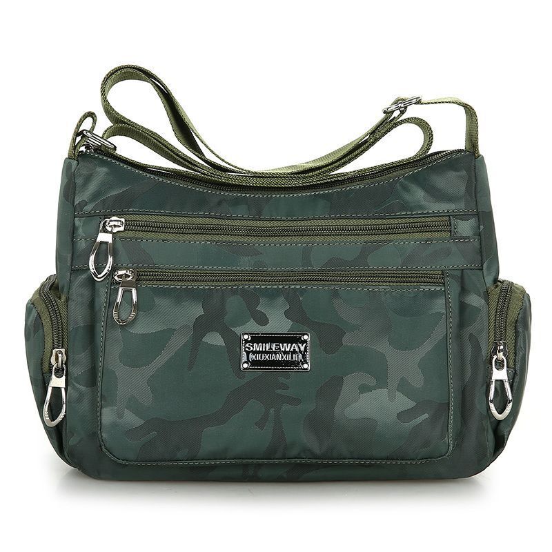Camouflage Shoulder Messenger Bag Waterproof Nylon Oxford Crossbody Handbags 1PC