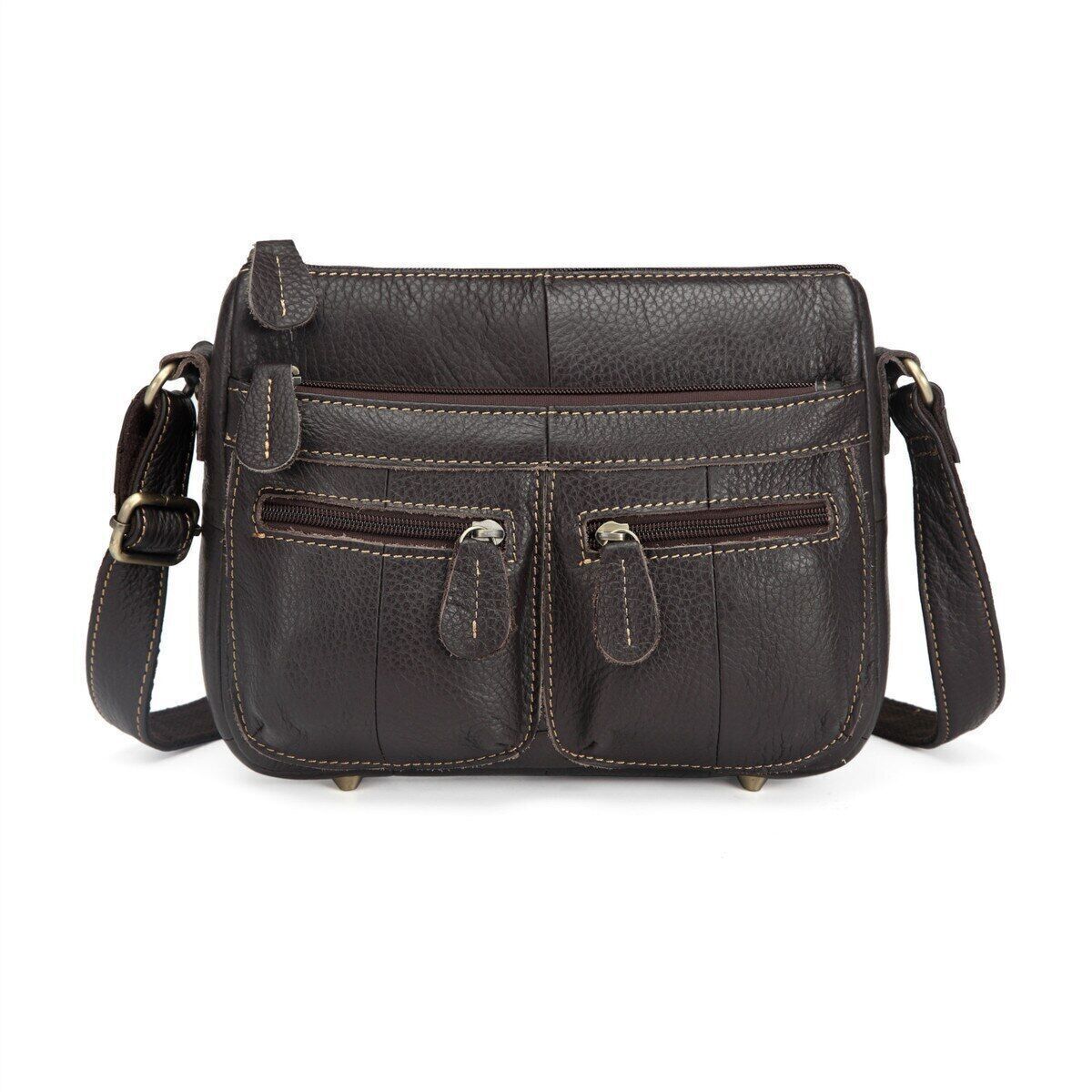 Top Cowhide Genuine Leather Women Bags Female Shoulder Bag Crossbody