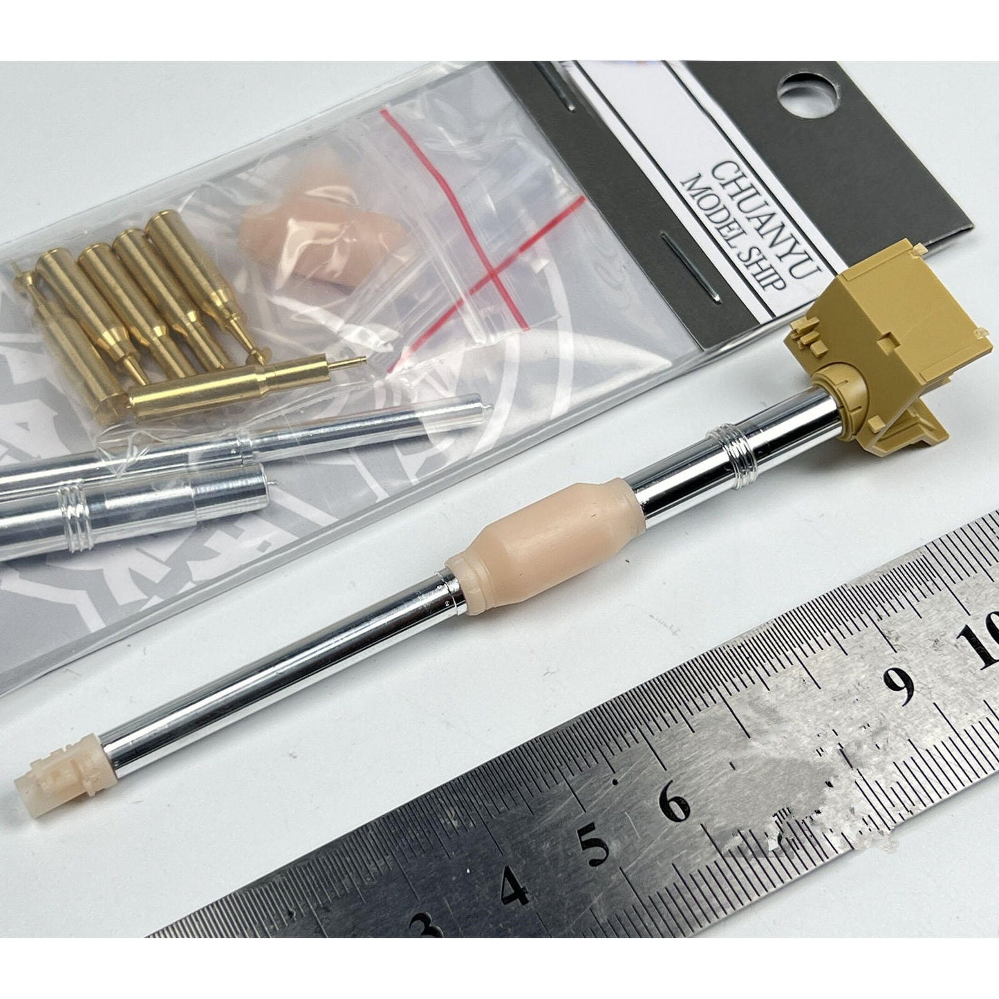 1/35 Scale US M1A2 Abrams Tank Metal Gun Barrels + Shells Model Parts For Tamiya