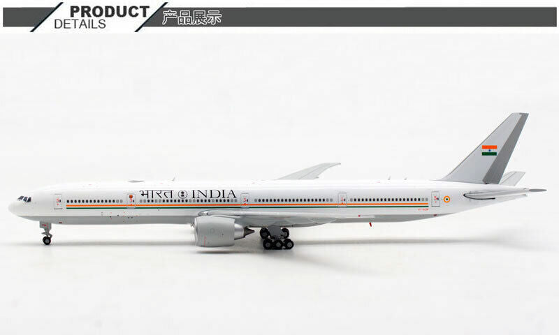 1:400 JC Wings INDIA BOEING 777-300ER Passenger Airplane Diecast Aircraft Model