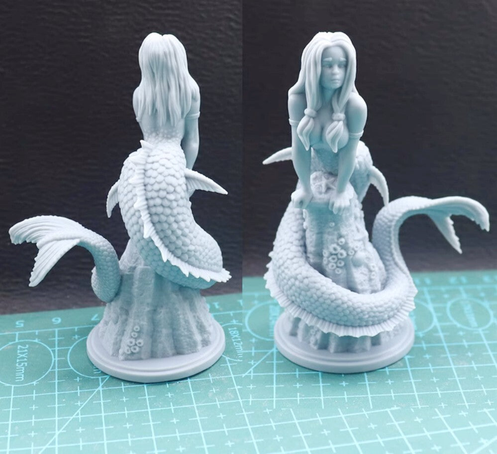 1/24 resin figures model Fantasy Mermaid Unassembled Unpainted