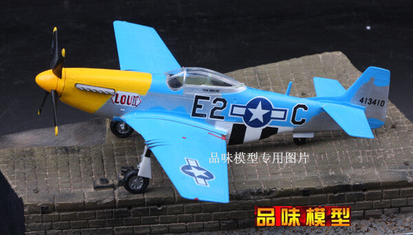 1/72 Second World War US P-51D Mustang Fighter Model Blue Devil Squadron