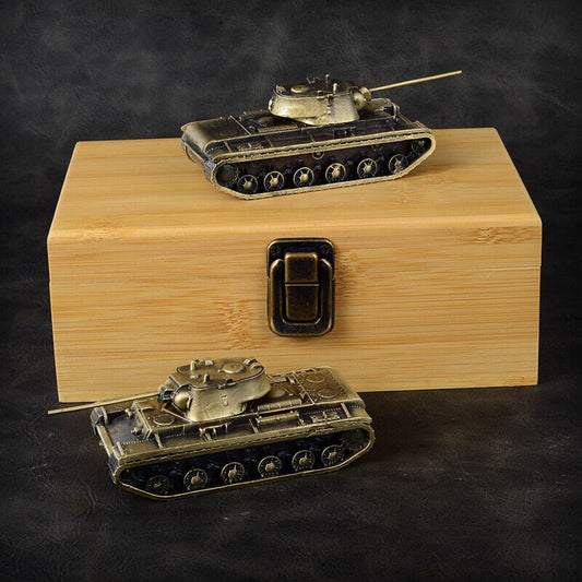 1:72 The Soviet Union CCCP KV-1 Heavy Tank Tank Model All-metal Bronze