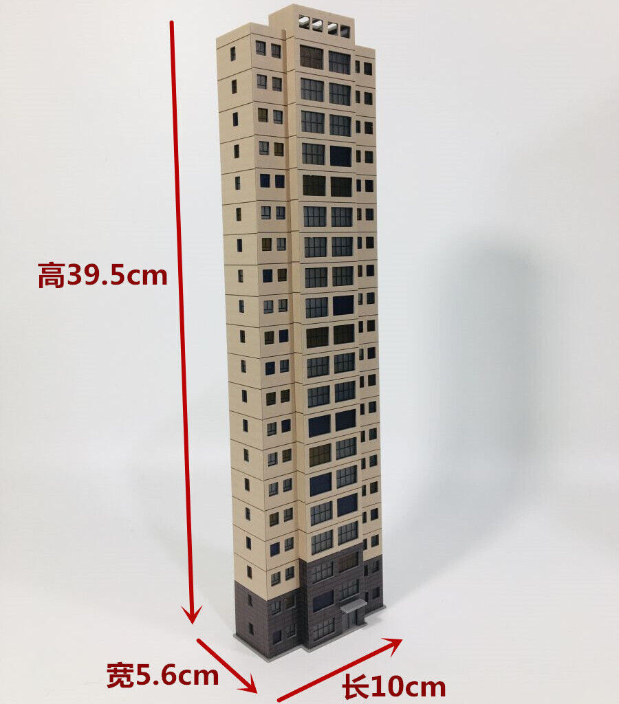 1:150 Scale High Rise Architecture Skyscraper Office Building City Model Scene