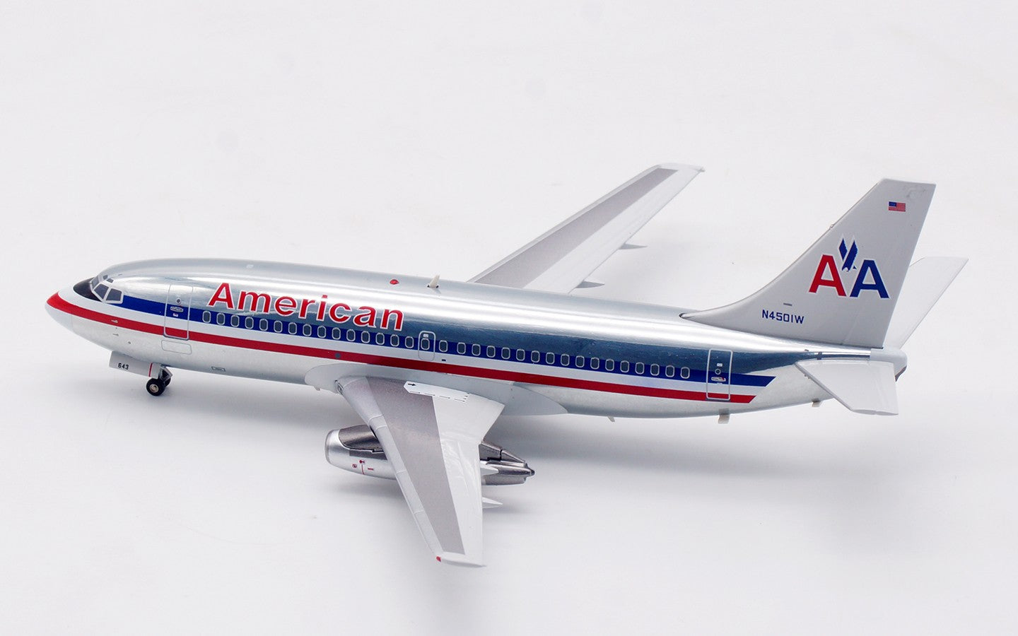 1:200 InFlight American Airlines Boeing 737-200 Airplane Diecast Aircraft Model