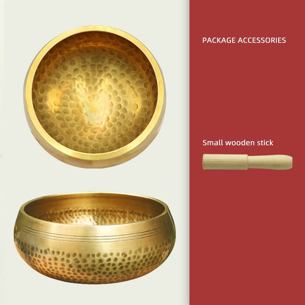 TIBETAN HAMMERED SINGING BOWL AMAZING SOUNDS CHAKRA NEPAL YOGA & MEDITATION