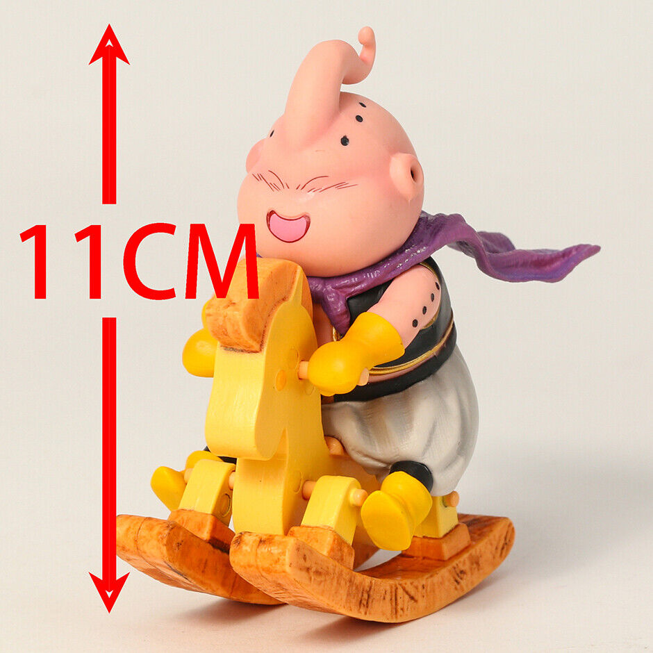 Anime Dragon Ball Majin Buu Action Figure PVC Model Figurine Toy with Hobbyhorse