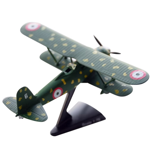 1:75 Italian Fiat CR.42 Eagle Fighter Alloy Aircraft Model Plane Souvenir Gift