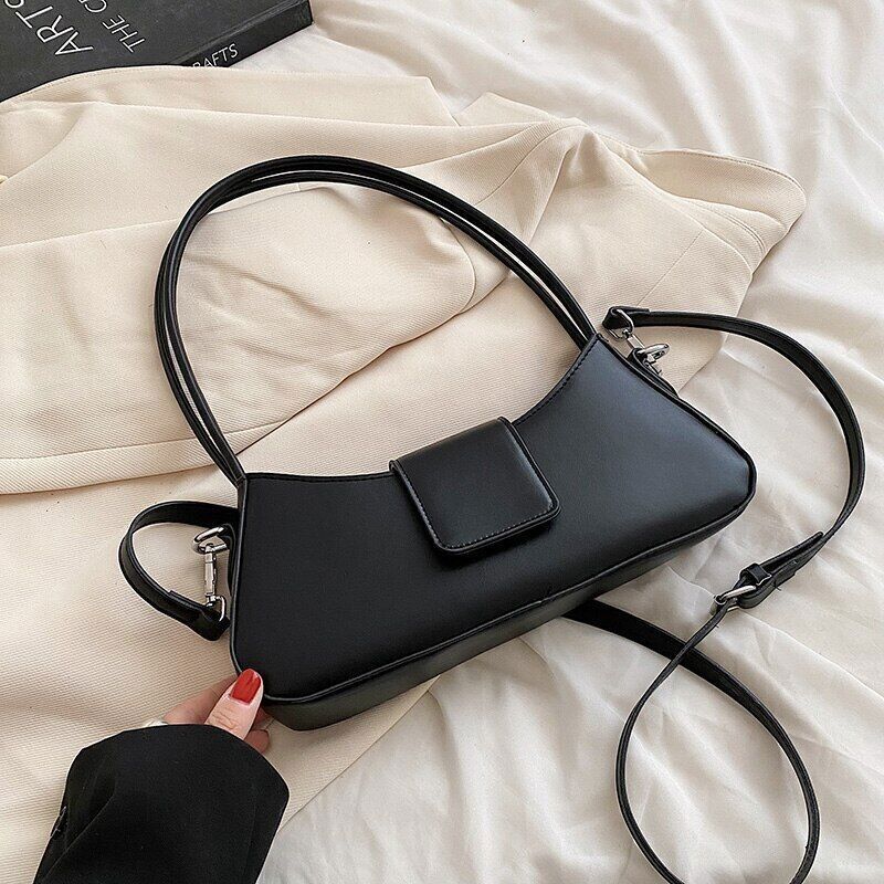 PU Leather Crossbody Side Bag Women Fashion Shoulder Handbag Purses