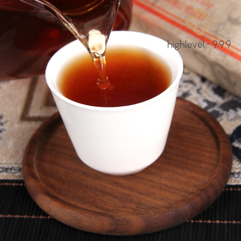 250g Ripe Pu-erh Tea Aged Vintage Yunnan Tea Brick Compressed Ripe Pu-erh