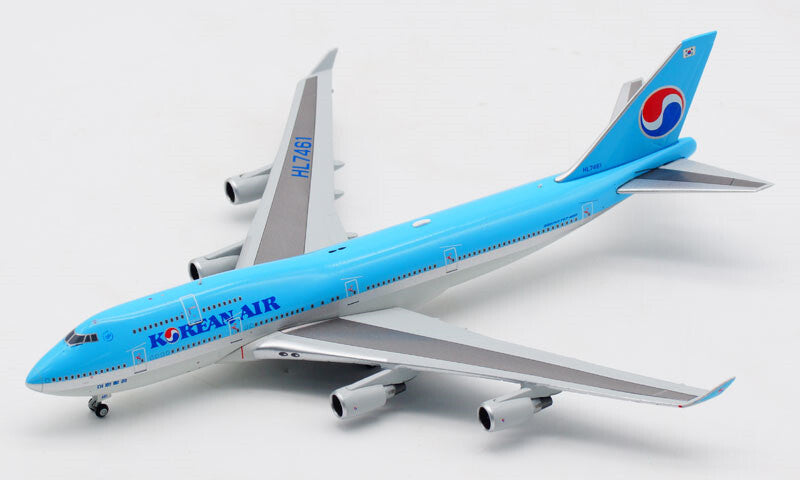 JC Wings Korean Air For Boeing B747-400 HL7461 1/400 Aircraft Pre-built Model