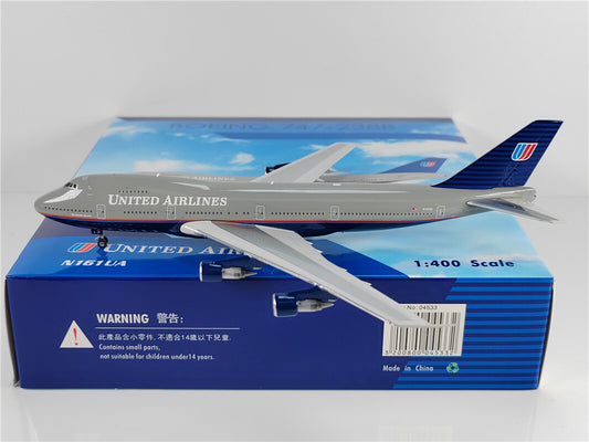 1:400 Phoenix UNITED AIRLINES BOEING B747-200 Airplane Diecast Aircraft Model