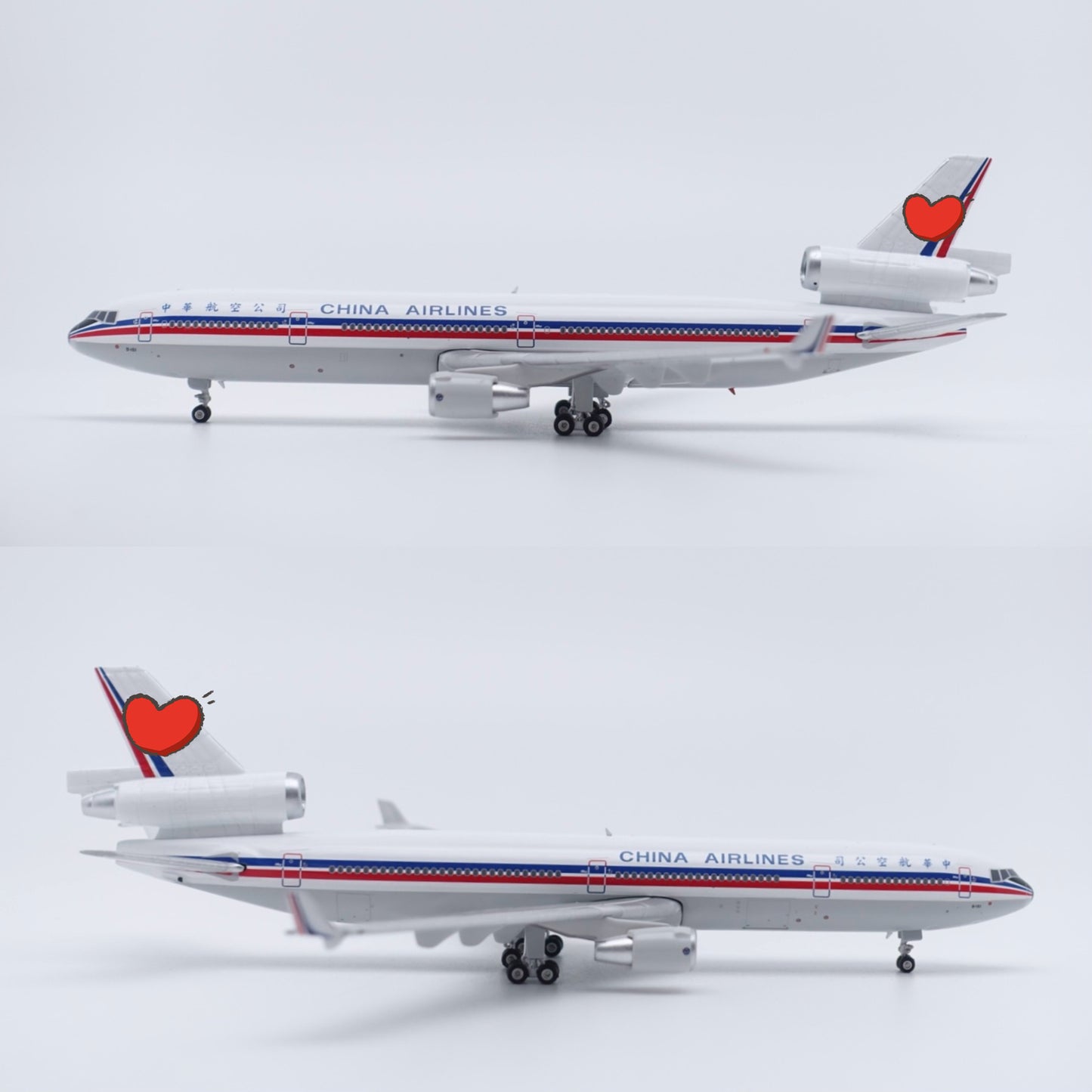 1:400 Phoenix China Airlines McDonnell Douglas MD-11 Airplane Diecast Model