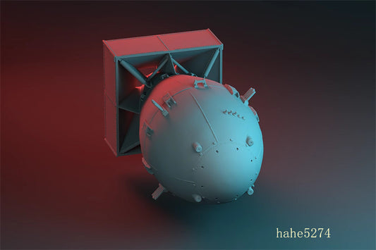 US Atomic Bomb Model Fat Man and The little boy the Atomic Bomb 3D Printed Model