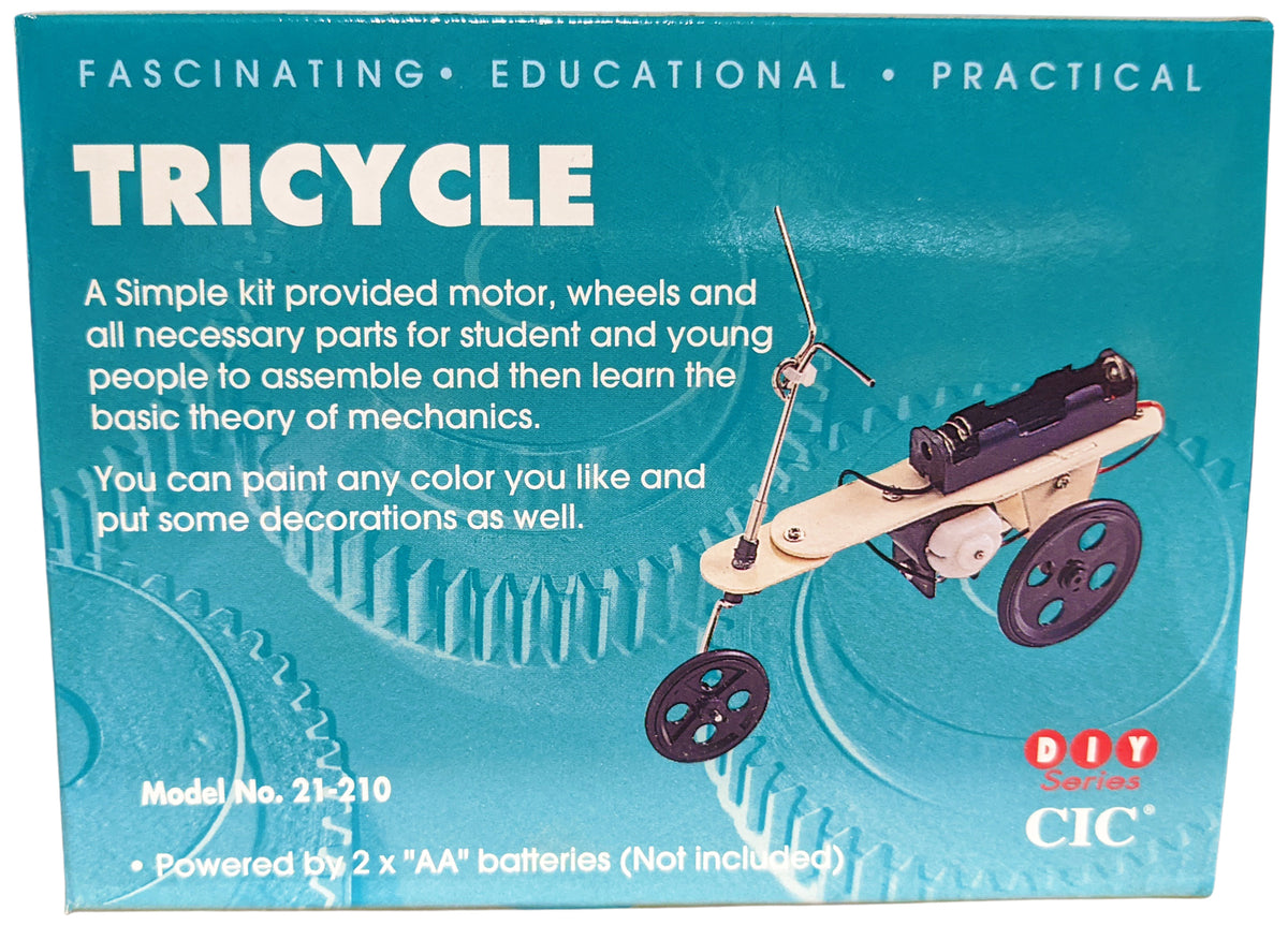 DIY Model Tricycle Soldering Practice and Engineering Kit