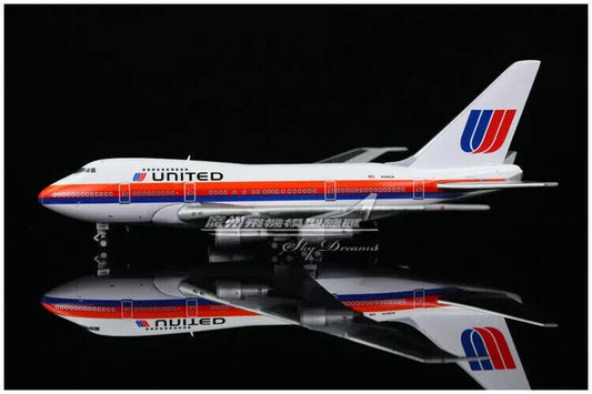 1:400 JC Wings UNITED BOEING 747SP Passenger Plane Diecast Aircraft Model