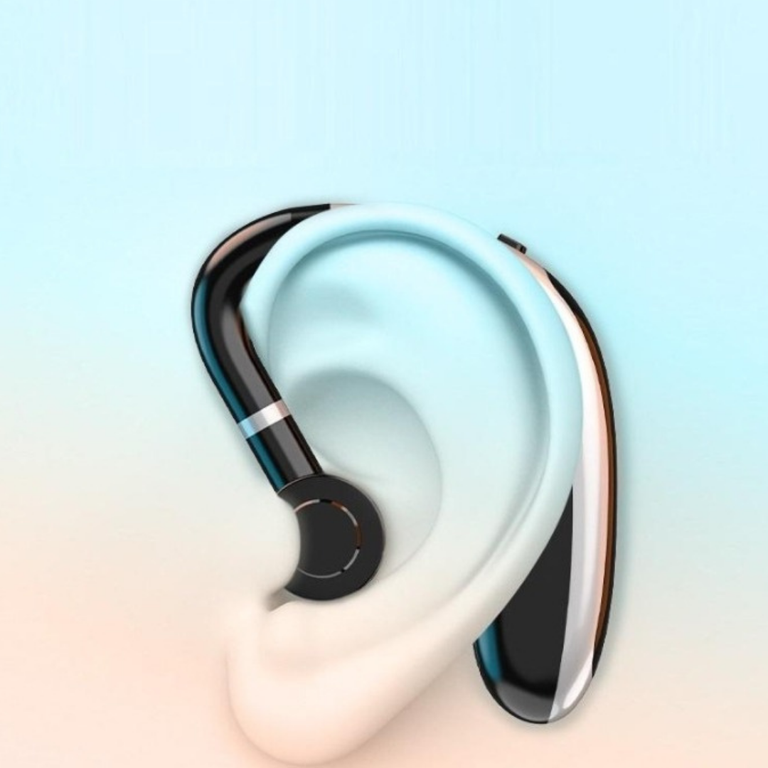 Wireless Bluetooth 5.2 Earpiece Headset Driving Trucker Earbuds Led Battery US*