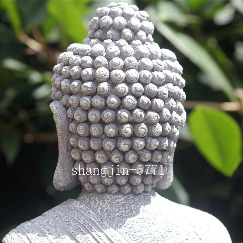 Vintage Garden Buddha Statue Indoor Outdoor Garden Zen Buddhism Figurine