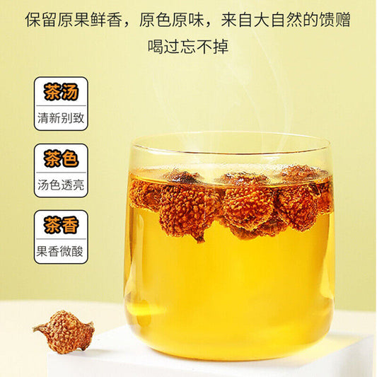 Cili Cili Dried Soaked Fruit Dried Black Mulberry Black Medlar Rose Flower Tea