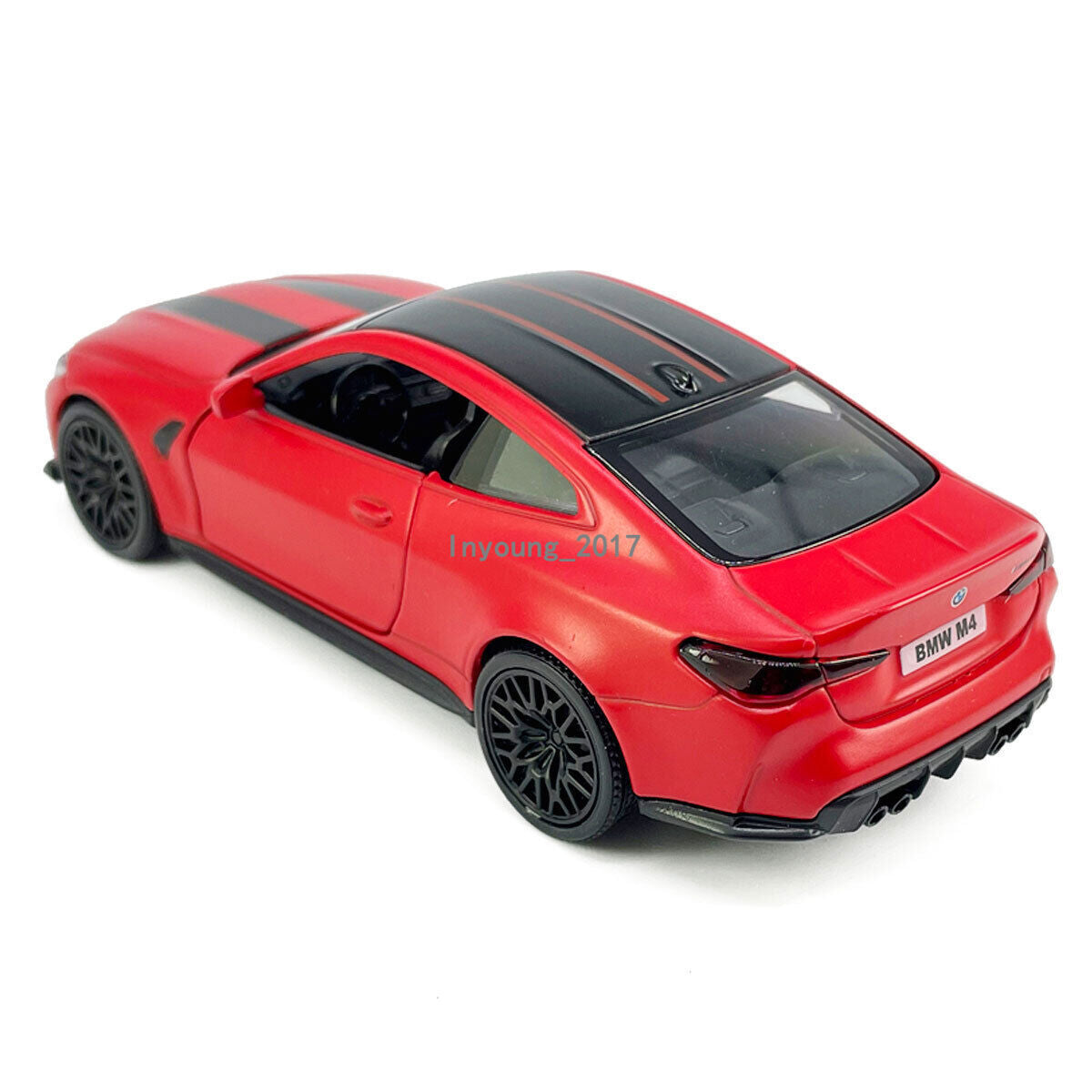 1/36 2023 BMW M4 CSL Model Car Diecast Toy Vehicle Toys for Boys Kids Gifts Red