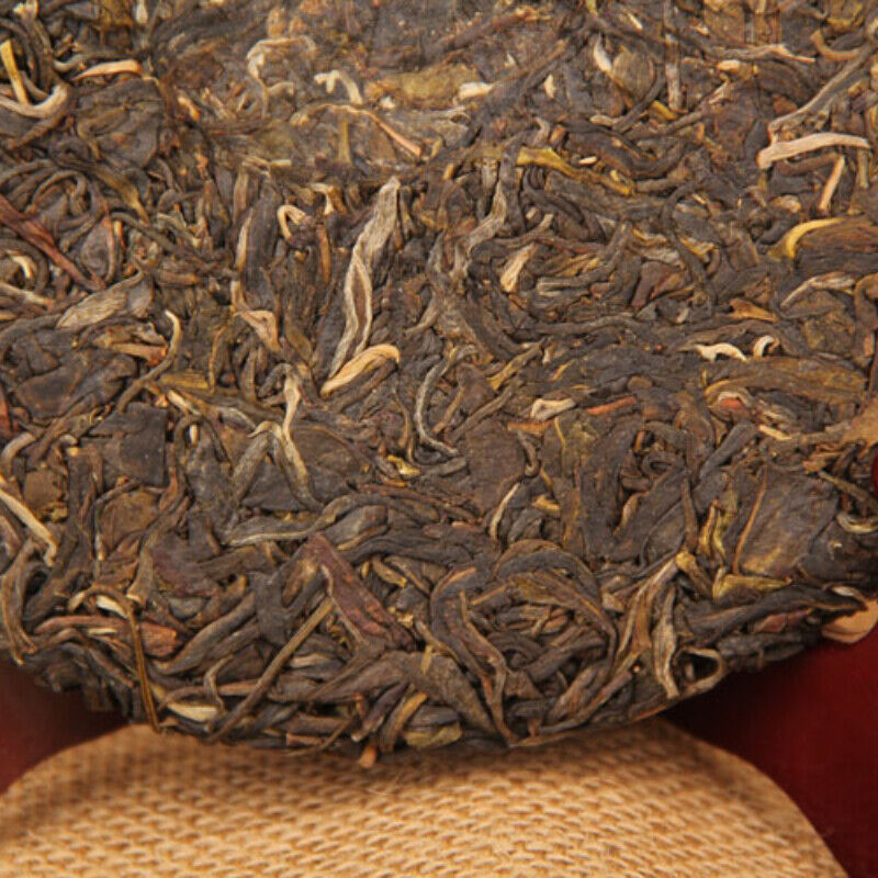 357g 2013 Top-Grade Pu'er Cha Tea Cake Yunnan Qizi Pu-erh Green Tea Health Care