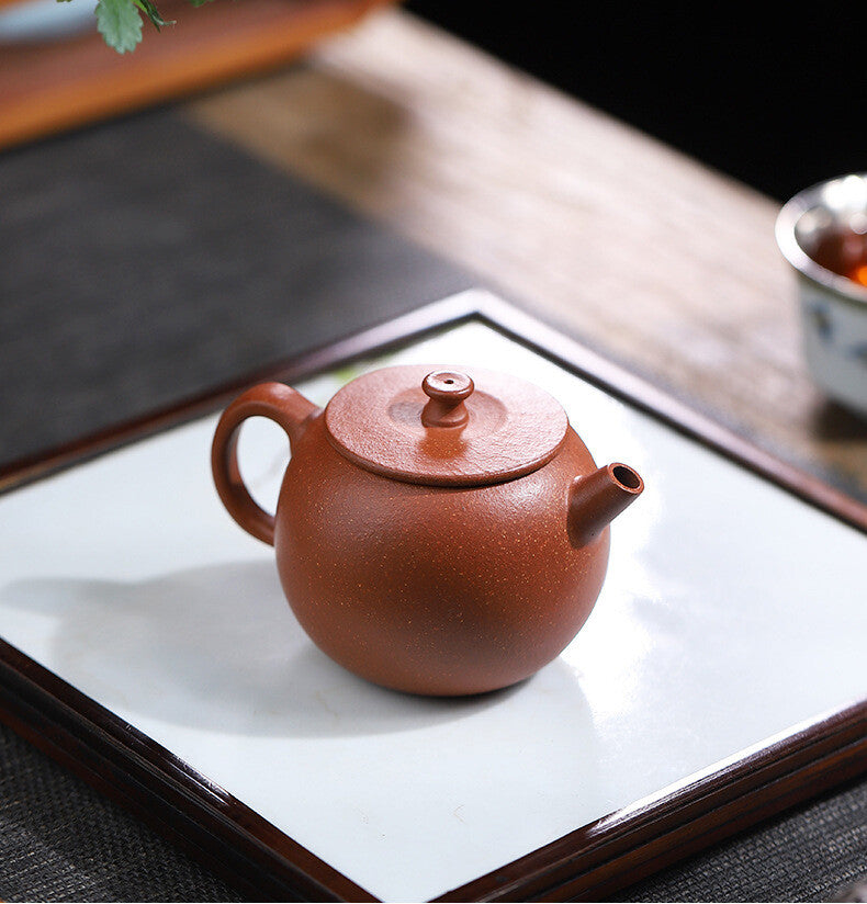 Limited Edition Marked Tea Pot True Yixing Zisha Jiangpo Clay Handmade Pot 130ml