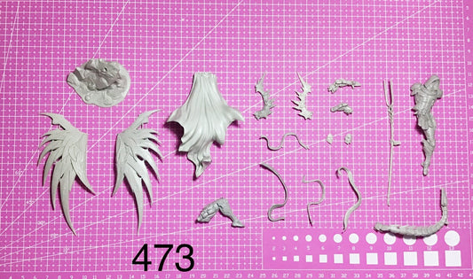 1/24 resin figure model fantastic Scorpion Warrior w/Wing Unpainted Unassembled