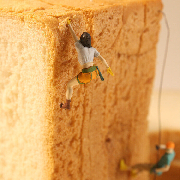 1/64 Rock Climbing Figure Model City Scene Display Props Model Accessory
