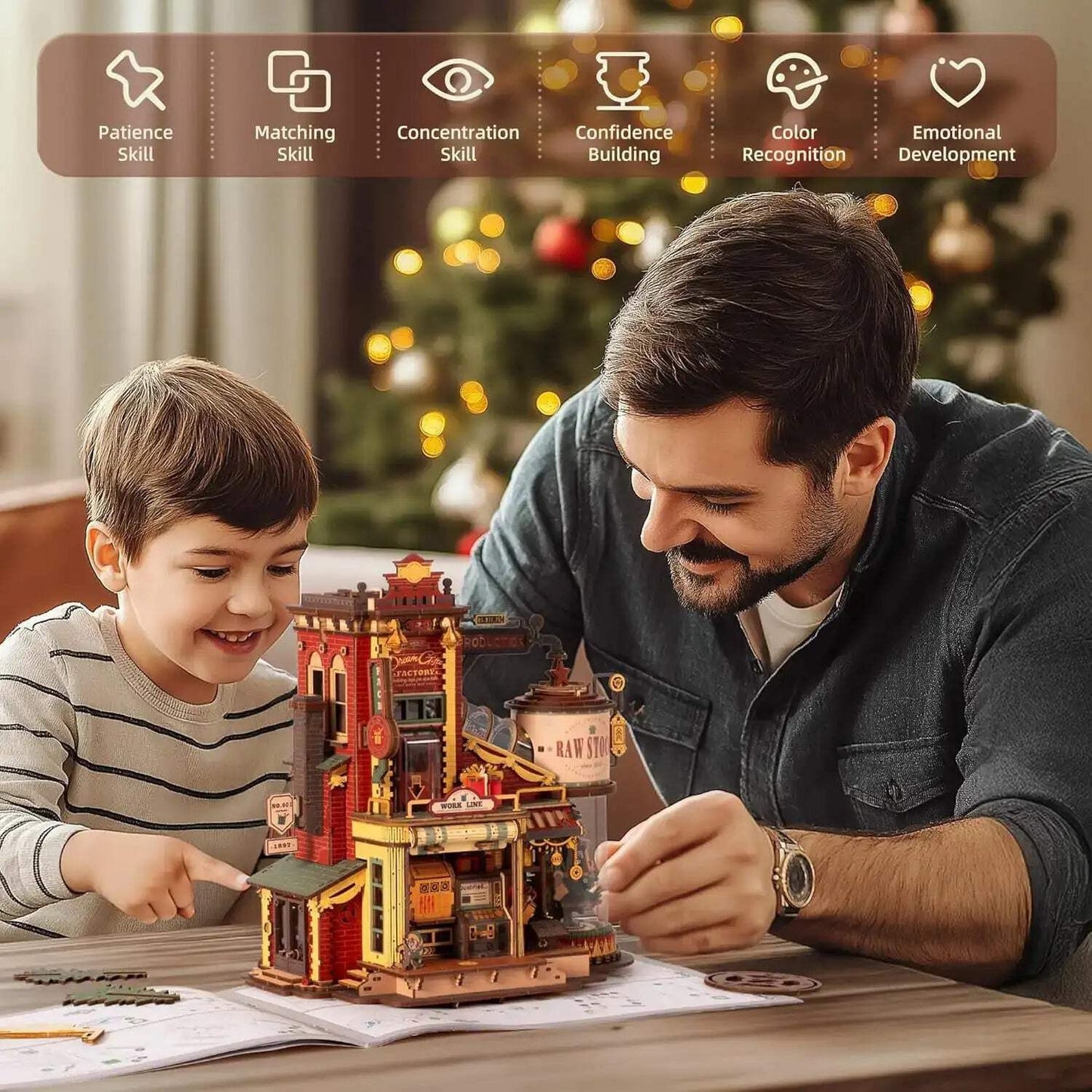 Wooden Music Box Puzzle Workshop – 3D Craft Kit