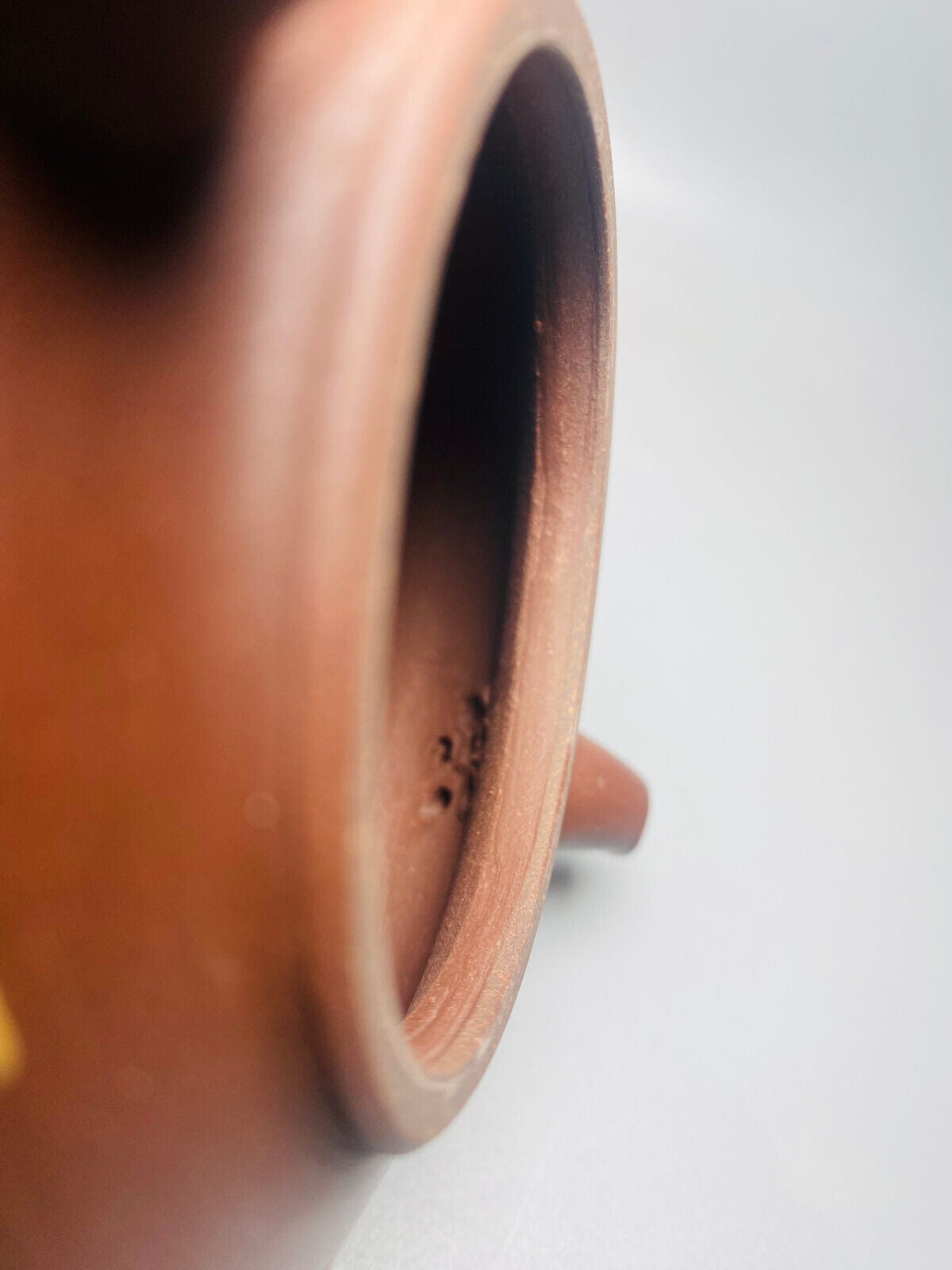 Chinese Yixing Zisha Clay Handmade Exquisite Teapot( 山水泥绘 底款:汪寅仙)