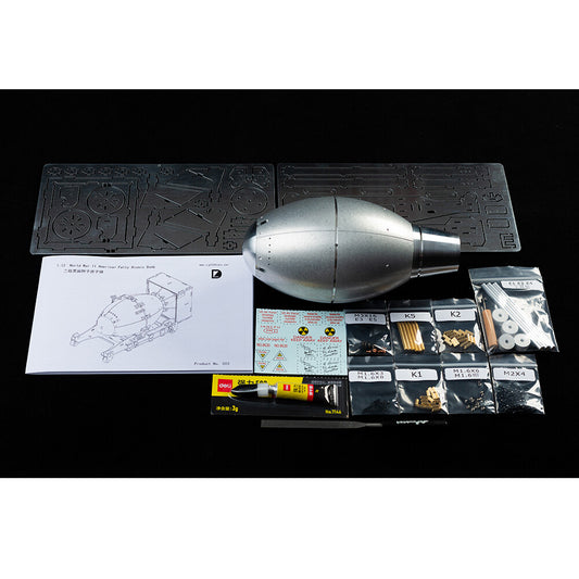 1/12 Metal WWII US Fat Man Nuclear Bomb Atomic Bomb Assembly Model
