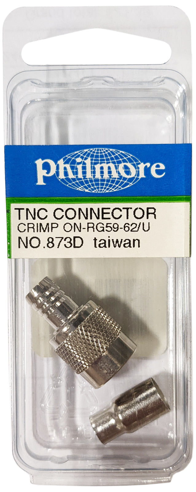 TNC Connector Male 2 Piece Crimp RG-59 and RG-62/U