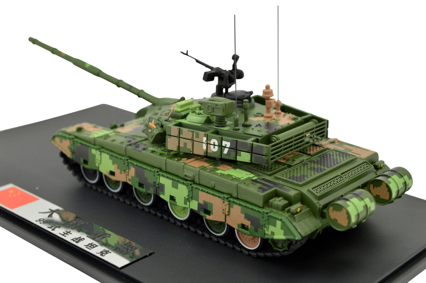 1:72 Chinese PLA ZTZ-99A Main Battle Tank Model Metal Diecast Armored Car 107