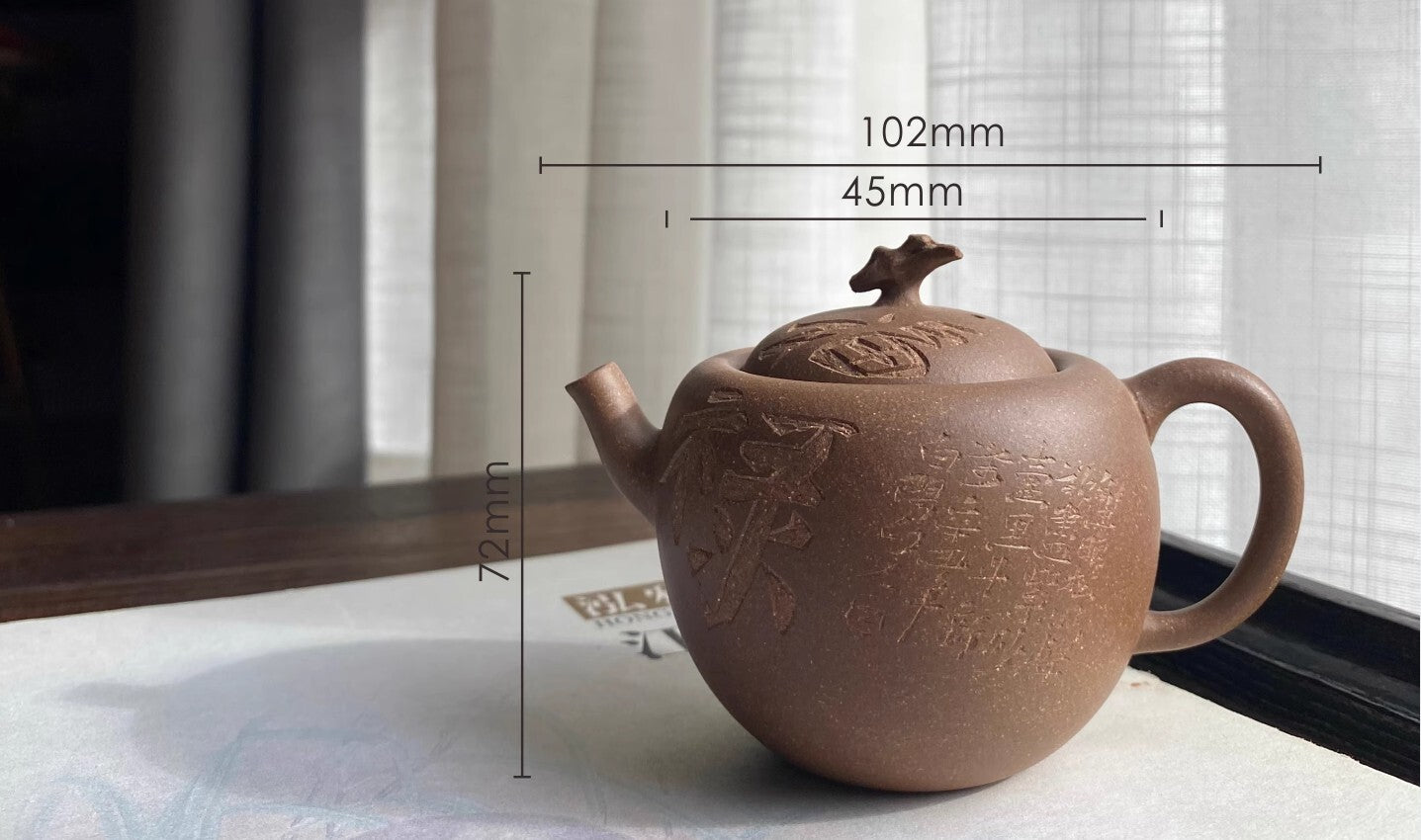 130cc chinese Yixing Handmade Zisha teapot Duan clay FuLu Hu Gongfu Tea Pot