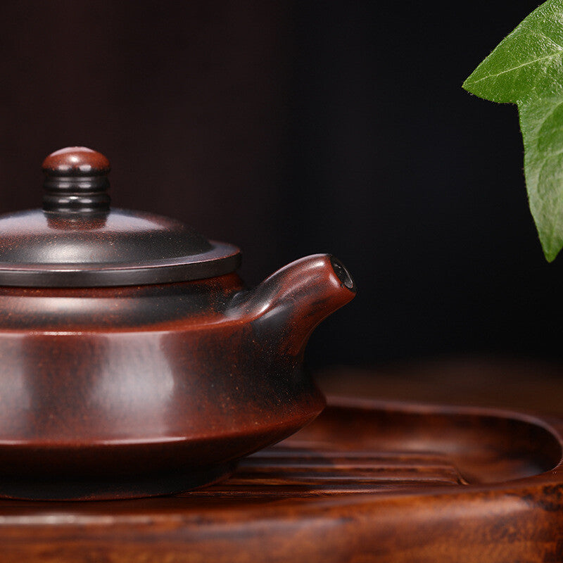 China Yixing Zisha Potte Nixing Guipottery Clay Handmade 150cc Mesh Teapot 舍得