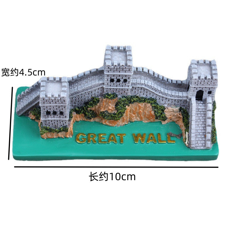Resin Model Great Wall of Landmark Home Decor Creative Travel Souvenir