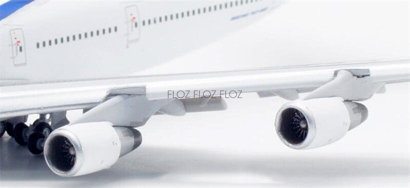 JC WINGS Israel Airlines for Boeing B747-400 4X-ELA Flaps down 1:400 plane Model