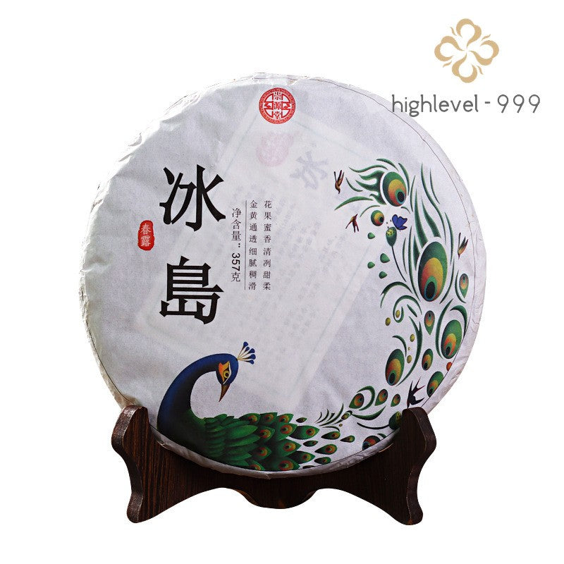 357g Raw Puer Tea Cake Bing Dao Yunnan Ancient Tree Compressed Sheng Puer Tea