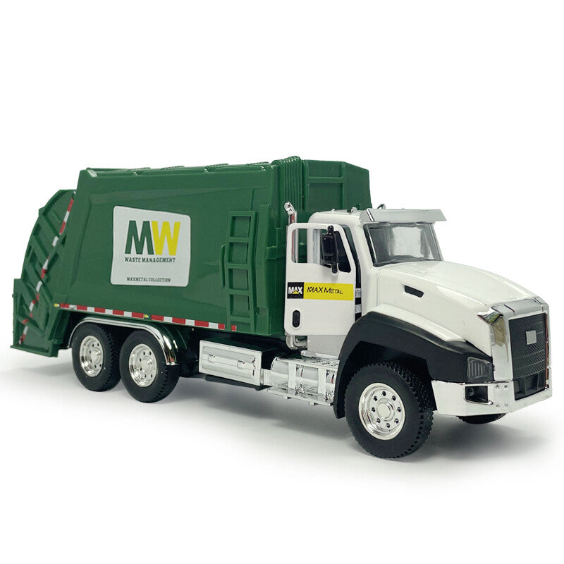 Garbage Truck Toys for Boys 1:50 Diecast Sanitation Vehicle Model Metal Toy Car