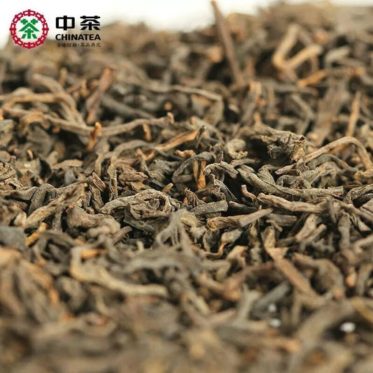 500g CHINA TEA LIU PAO TEA 5105 Wuzhou Liupao Dark Tea Hei Cha with Basket