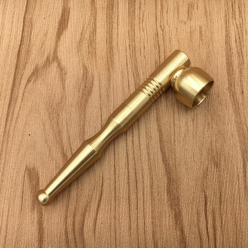 1pc Portable Copper Small Pipe Dry Tobacco Pipe Stick