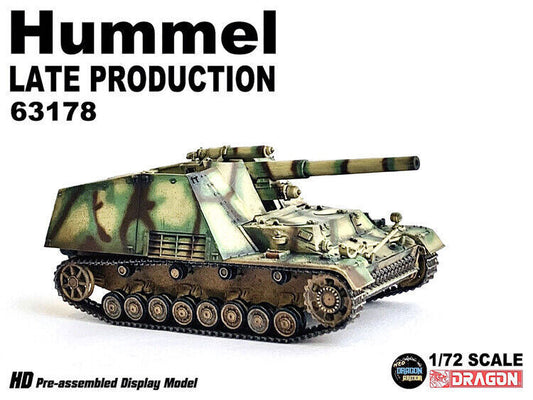 Dragon 1/72 German Tank Sd.kfz.165 Wild Bee Self-propelled Howitzer Tank Model