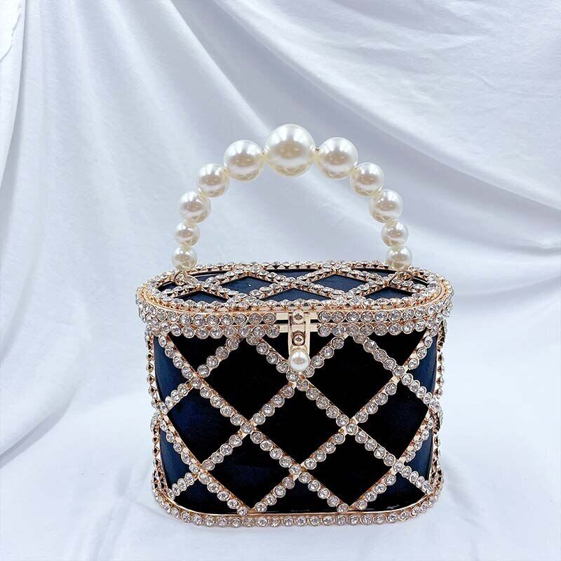 Diamond-Studded Party Handbags Chic Wedding Evening Clutch Bag Shoulder Bag
