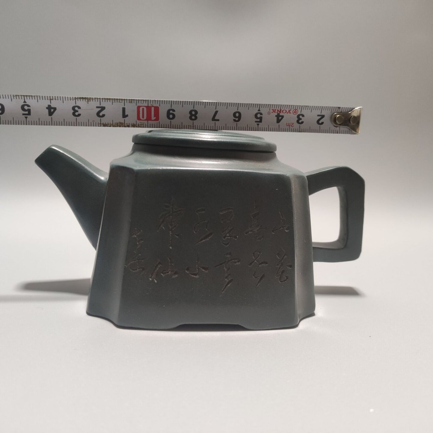 Vintage Chinese Yixing Purple Clay Teapot Zisha Ceremony Carving Collectible Art