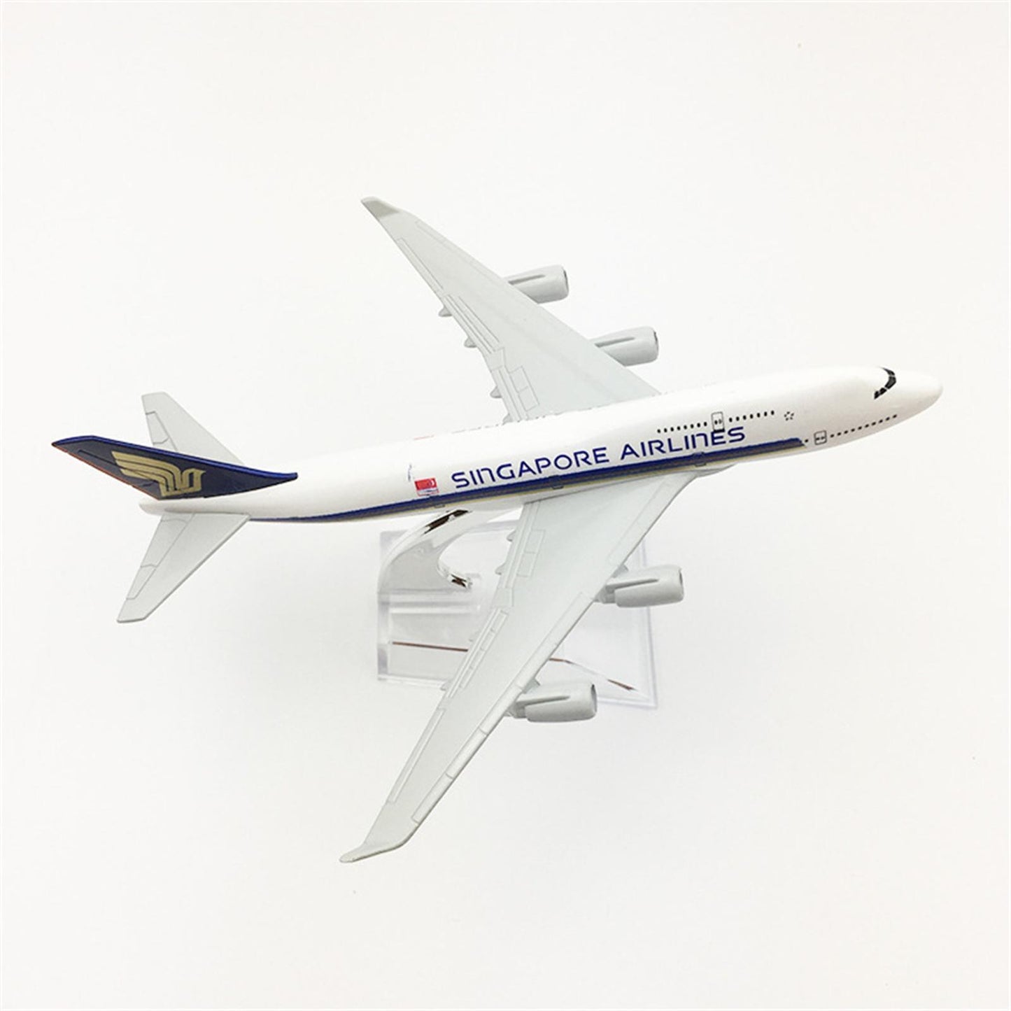 16cm 747Singapore Airlines For Boeing747 Civil Airliner 1/400 Aircraft Model
